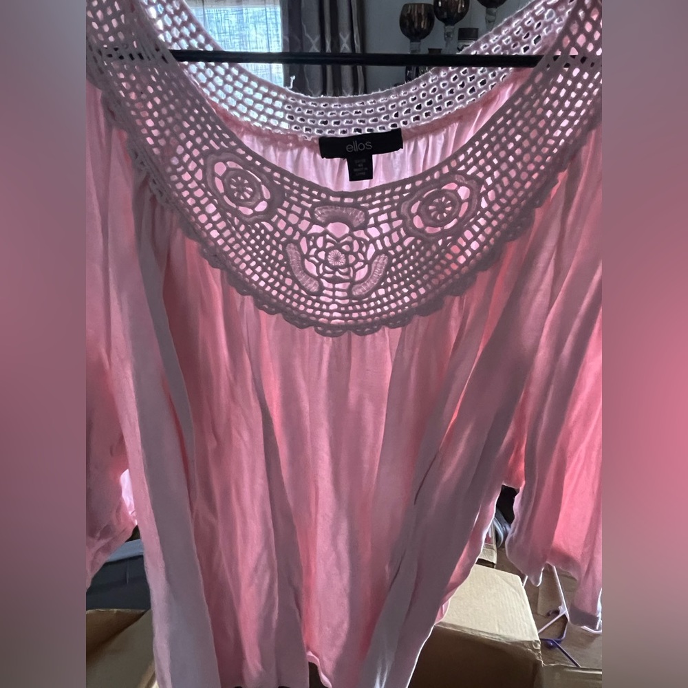 Light pink blouse